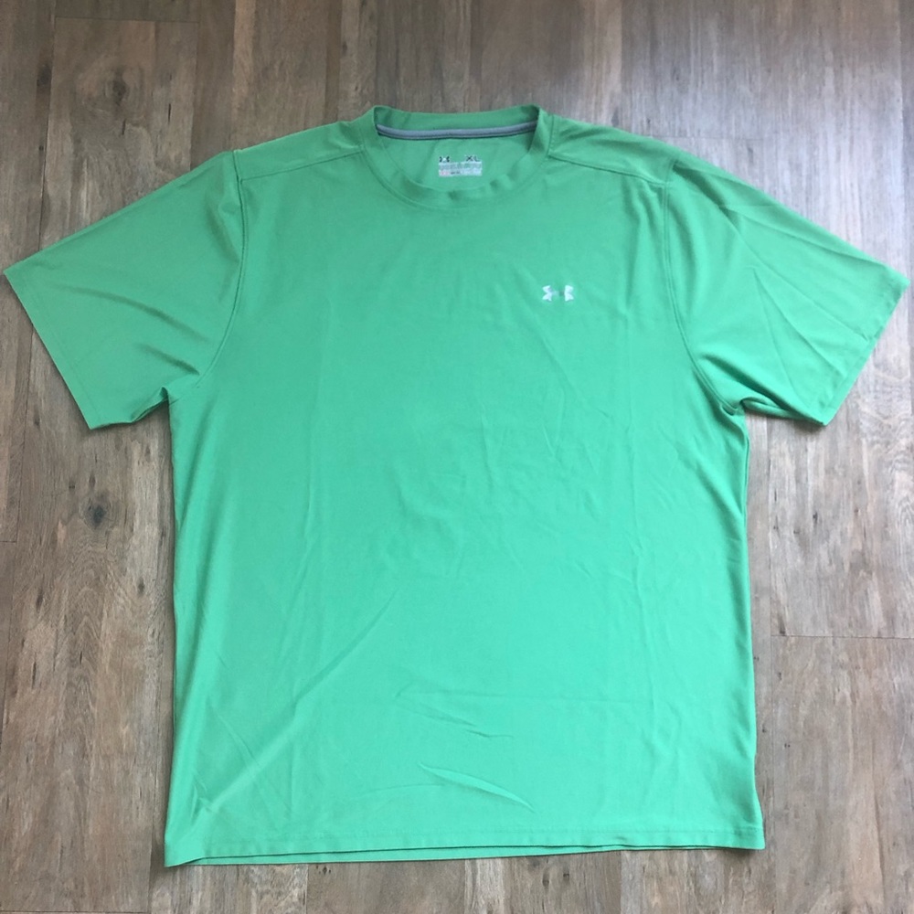 MENS - UNDER ARMOUR | Green Dri-Fit Workout Shirt